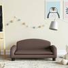 VidaXL Children's Sofa Brown 70x45x30 Cm Faux Leather, Mini Sofa, Mini Sofa Chair, Mini Sofa for Children, Sofa 3196365