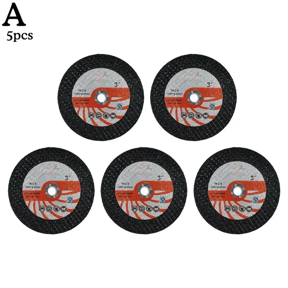 15/10/5 шт. Мини-шлифовальный станок, отрезной диск для дерева, плитки, мрамора, бетона, металла, стекла, диаметр 75 мм, электрическая пила для резки листов для угловой резки M5Y0