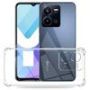 For Vivo Y35 2022 Cases Clear Shockproof Silicone Soft Phone Case For Vivo Y35+ Plus Back Cover On Vivo Y35M+ Plus 5G Fundas