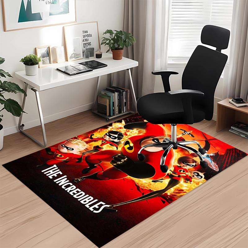 The Incredibles Printed Carpetrugfor Office Chair Living Room Bedroom Kitchen Room Decor Gifts