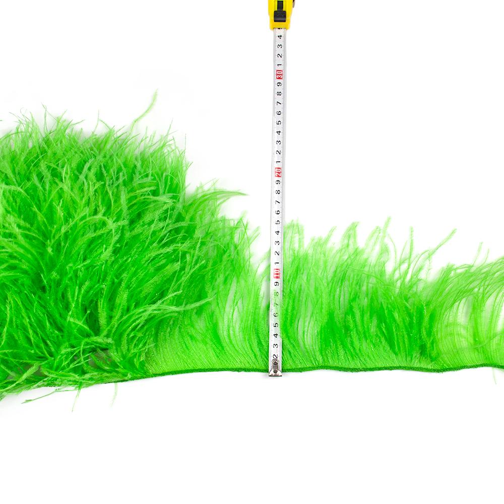 Перья1Метр Высококачественная отделка из страусиных перьев 10-15/15-18/18-22см Перья Бахрома Лента для Домашней Вечеринки Платья Шитья Свадебного Декора