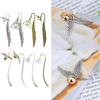Metal Wing Snitch Bookmark Handcrafted Gift Pagination Mark Creative Book Clips Readers