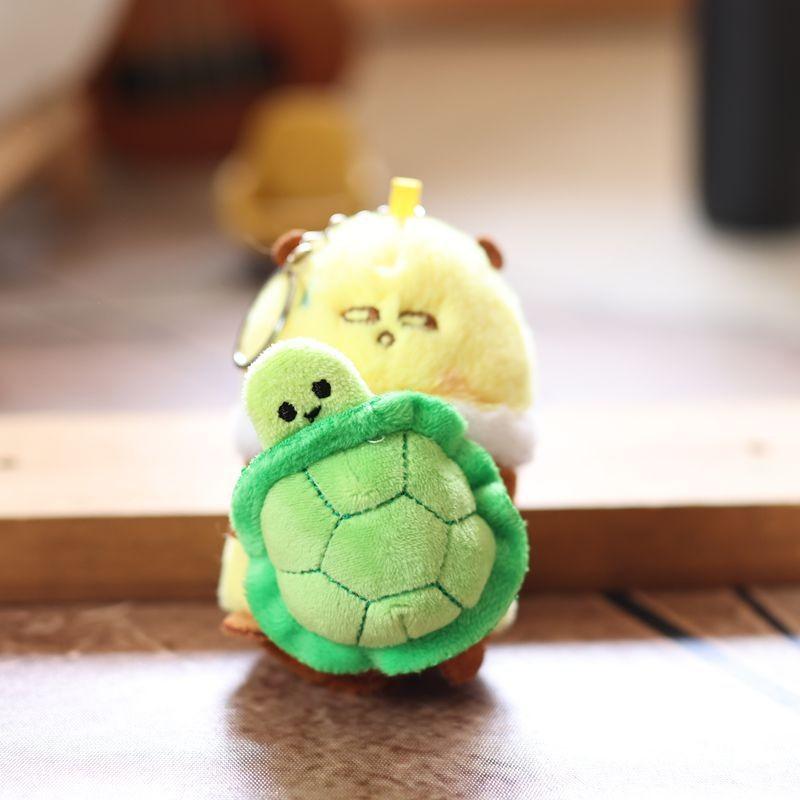 Plush Bee Adorable Keychain Toy Animal Stuffed Doll Bag Pendant Decoration Gift