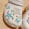 1 Set Diy Clogs Sandals Garden Shoe Decor Cute Starfish Shell Resin Shoe Charms Accessories Buckles Beach Bag Pins Girls Gifts