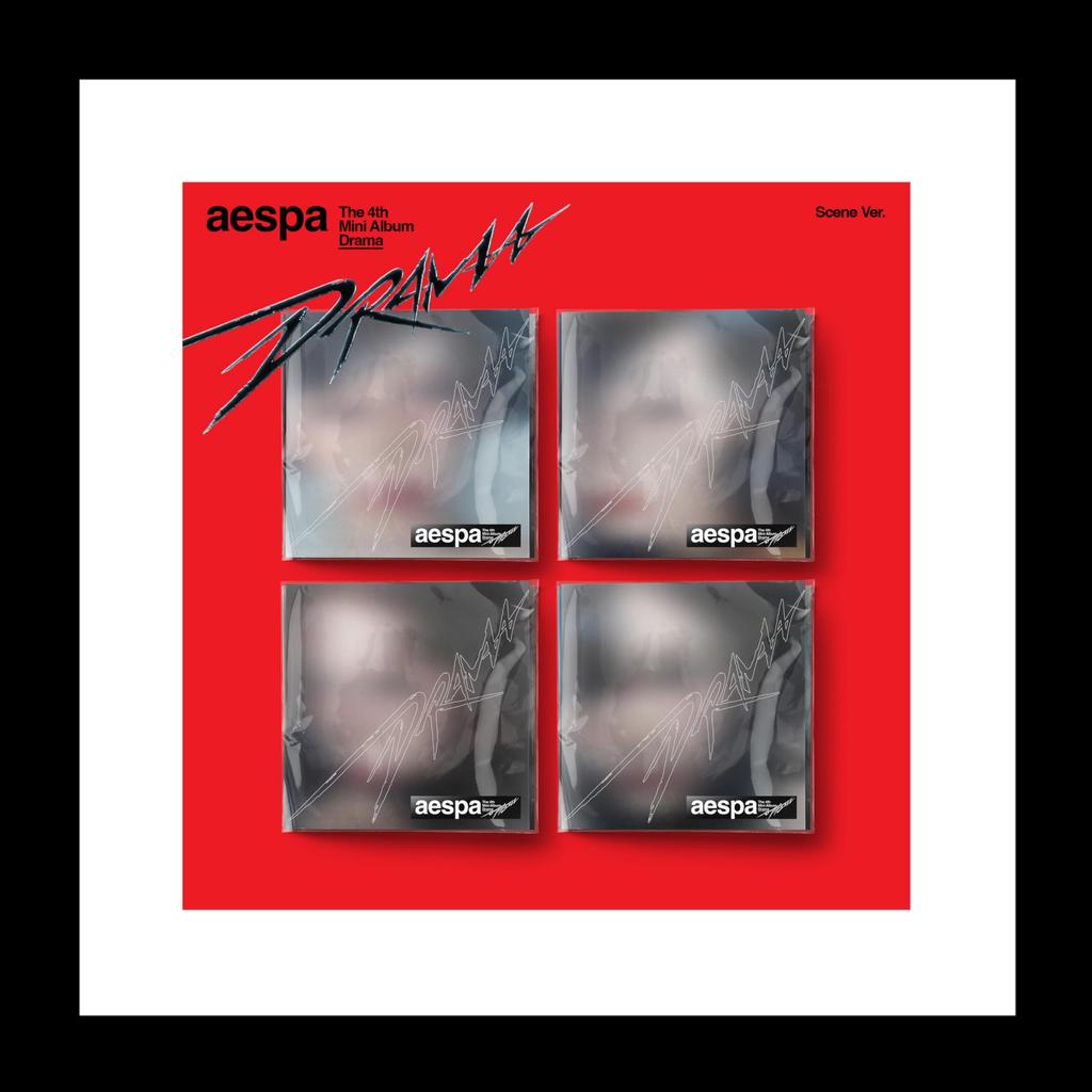 Aespa Drama 4th Mini Album Scene GISELLE Version Sealed CD+5p PostCard+1ea Sticker+1p PhotoCard+Tracking