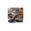 PROMATTOO Desk Mat, Mouse Compatible | Premium Artificial Leather Desk Cover | Waterproof, Heat