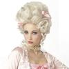 18Th Century French Retro Blonde Wig Cos Top Hat Wig Halloween Dress Up