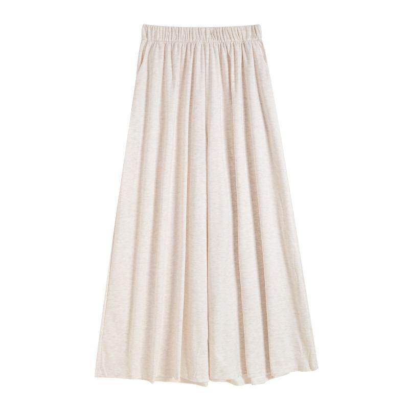 Autumn and Winter Glutinous Rice Culottes Women's New High-waisted and Thin A-word Drape Loose Large-size Fat Mm Wide-leg Pants