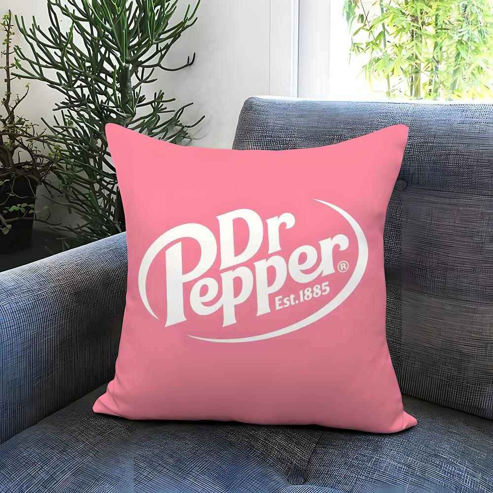 Чехол на подушку D-Dr Pepper Удобный двусторонний чехол для подушки Идеально подходит для автомобиля, дивана, спальни и многого другого