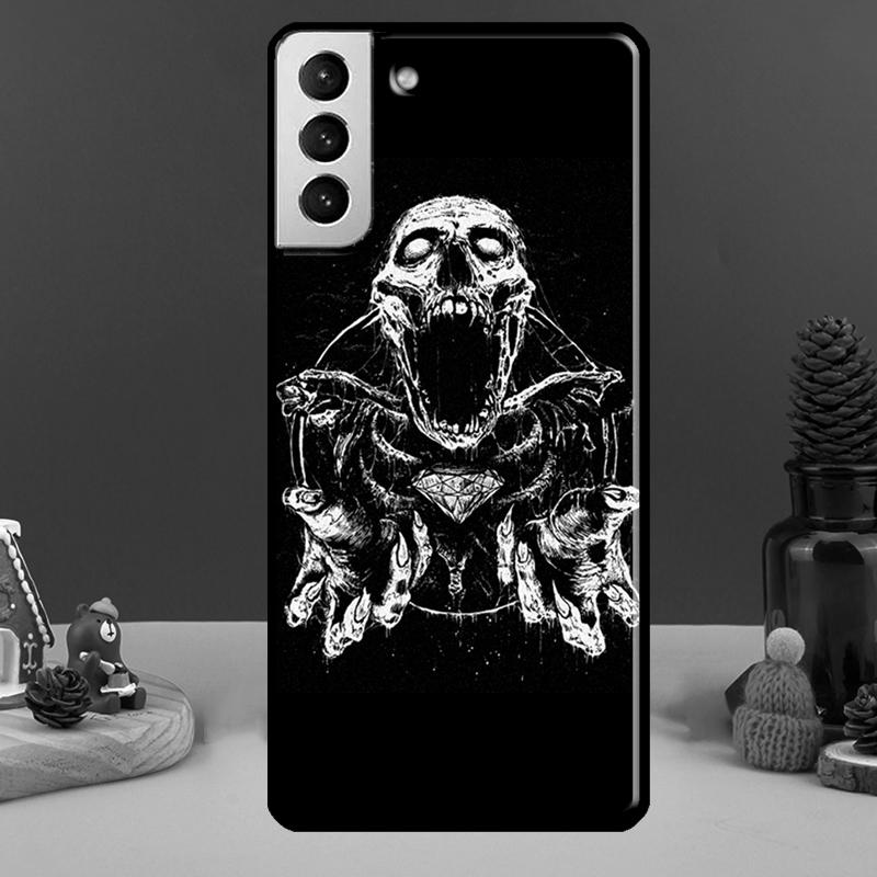 Готический модный чехол с черепом для Samsung Galaxy S21 S20 FE Note 20 S22 Ultra Note 10 S8 S9 S10 Plus, чехол для телефона