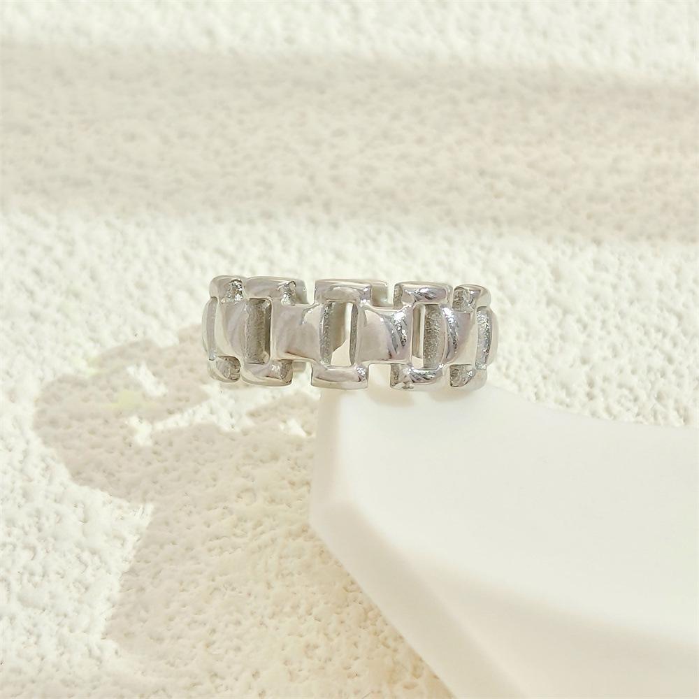 Инновационные регулируемые геометрические минималистичные украшения из нержавеющей стали с покрытием из настоящего золота