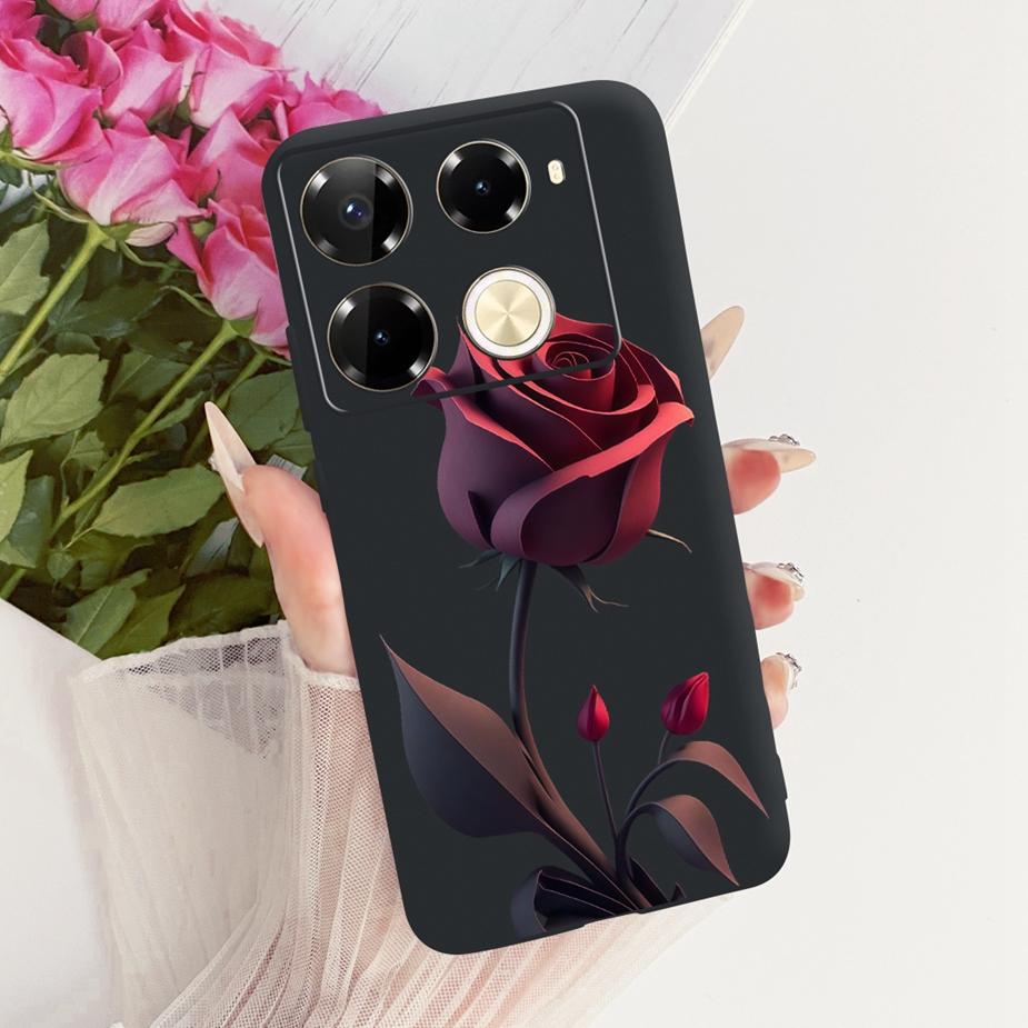 For Infinix Note 40 40X 5G Case X6852 New Butterfly Painted Cover Soft Silicone Case For Infinix Note 40 Pro Plus Note40 X Shell