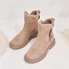 Women's Snow Boots Winter Mid-Tube Plus Velvet Thickened Warm Cotton Shoes Fashion Platform Female Booties