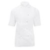 Dennys Ladies/Womens Short Sleeve Chefs Jacket / Chefswear (Pack of 2)