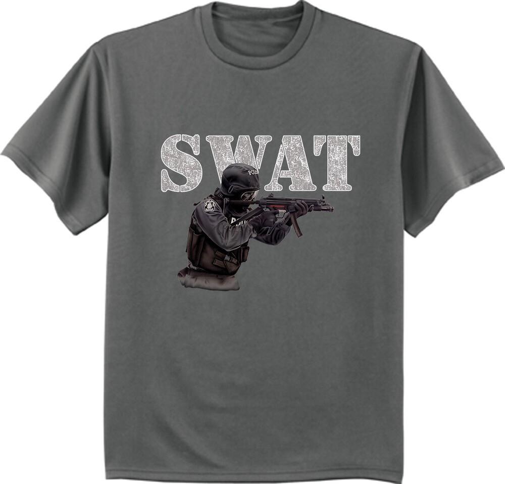 Футболка SWAT Команда SWAT Аксессуары для экипировки SWAT Аксессуары для одежды правоохранительных органов Унисекс футболка