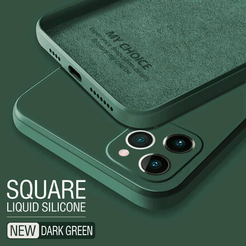 Квадратный чехол для телефона из жидкого силикона для For Iphone15 14 13 12 11 Pro Max Mini X XR XS 7 8 Plus Ударопрочный Мягкий чехол