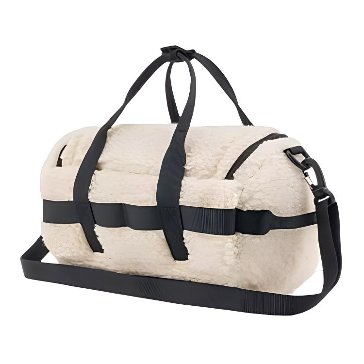 The North Face 6л Модная Универсальная Портативная Ручная Сумка Через Плечо Сумка для Улицы Имитация Овечьей Шерсти Песчаник Женские сумки NF0A8B26-3X4