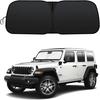 Обновление 2025 года Складной солнцезащитный козырек на лобовое стекло Jeep Wrangler / Солнцезащитный козырек Jeep Gladiator Подходит для Jeep Wrangler JL JLU 2018-2025 / Jeep