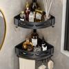 Bathroom Shelf  Makeup Organizer  Corner Shelf Shampoo Storage Shelf Shower Wall Rack Bathroom Organizer