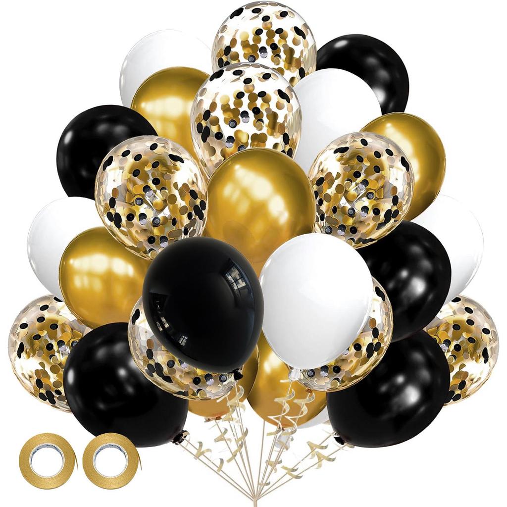 Набор из 30 шаров с конфетти из пайеток для украшения на Рождество, Хэллоуин, День рождения