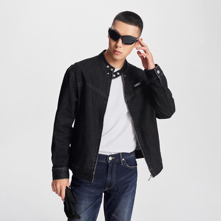 Lee FW24 Denim Jacket Men's Black LMT009014206754A06860