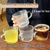 Стеклянные кружки в стиле Zhaoran с ручками (4-Pack)