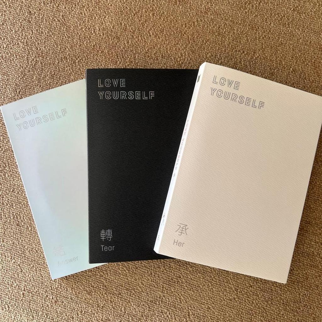 Used BTS LOVE YOURSELF: Her, Tear, Answer, and Epiphany Albums