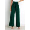 Summer Women's Pants Fashion Workplace Women's Suit Pants Casual Wide-legged Leg Pants with Belt Temperament Commuter Pants