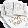 Uppercase Alphabet Fondant Molds Alphabet Mould Fondant Tool Letters Molds Chocolate Mold