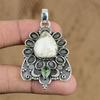 Натуральный кулон из сколецита, серебро 925 пробы, индийские украшения для девочек
