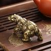 Brass Bear Polar Desktop Decoration Copper Bear Statue for Decoration