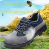 Labor Insurance Shoes, Anti-smash and Anti-wear Anti-velvet Cowhide, Dust-proof Shoes for Construction Site Work