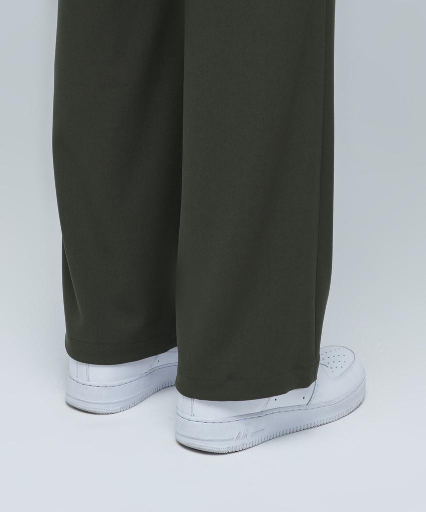 MUSINSA STANDARD Wide Banded Cargo Slacks [Dusty Khaki]