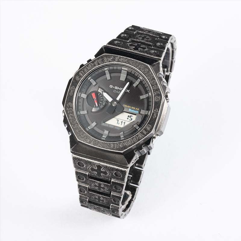 Casio Часы из Коллекции Custom с Кварцевым Механизмом Унисекс Черный Циферблат GA-B2100-1A(Команда788--)