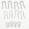 100pcs Tungsten Wire Hanging Firing Hook R Type High Temperature Resistance Hanging Burning Needle Ring Multifunctional Durable