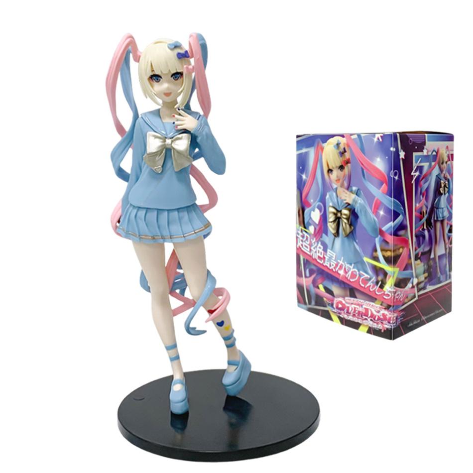 Аниме Needy Girl Overdose Милая Рейн Кандж ПВХ Фигурка Красивая Девушка Настольная Модель Коллекция Подарок на День Рождения Рождество В наличии