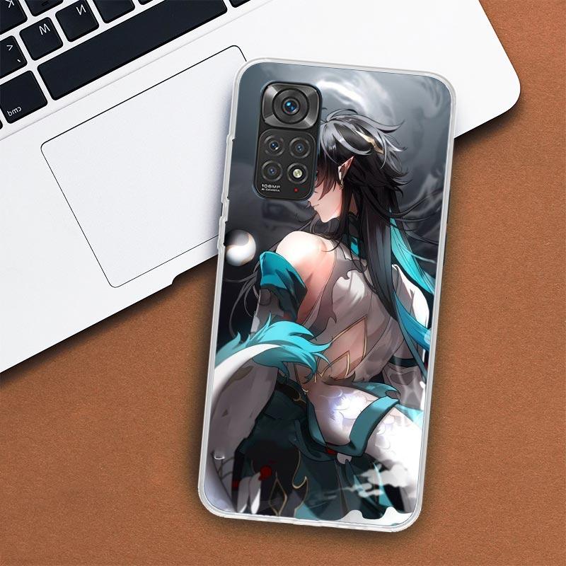 Чехол для телефона Honkai Star Rail Dan Heng для Xiaomi Redmi Note 13 12 12S 11 11S 10 10S 9 9S 11T 11E Pro Plus 8 8T 7 + чехол