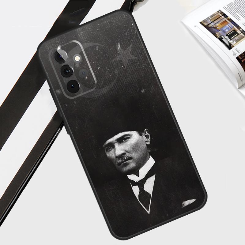 Кейс Мустафа Кемаль Ататюрк Для Samsung Galaxy A12 A22 A32 A52 A56 A36 A26 A16 A06 A54 A34 A14 A13 A53 A15 A35 A55