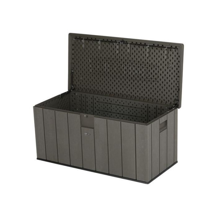 Coffre de rangement - LIFETIME - 150.7x71.9x69.1 cm - 567.8 Litres - HDPE - Résistant aux intempéries