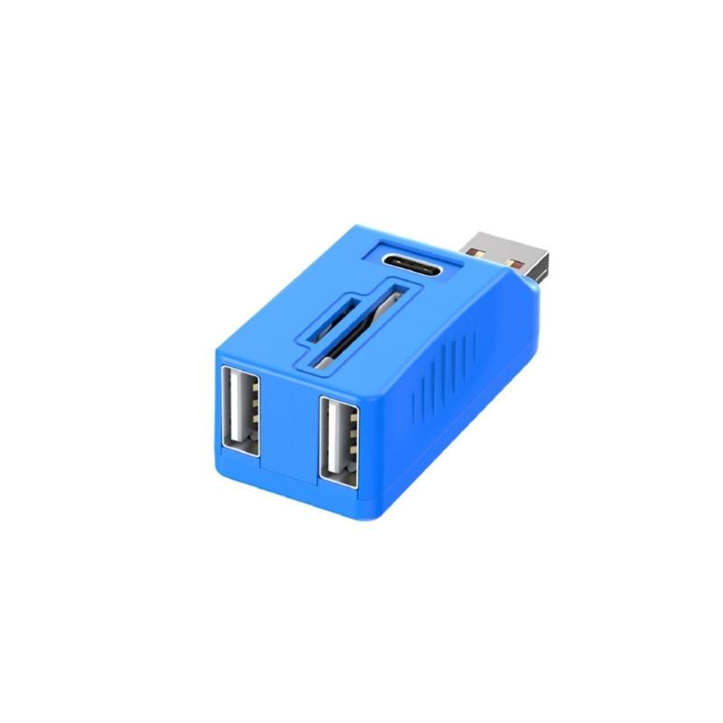 5-портовый USB3.0/USB2.0 + Type C Кардридер USB3.0 USB2.0 Карта 5-в-1 Адаптер для телефона, камеры, карты памяти для ноутбука, ПК