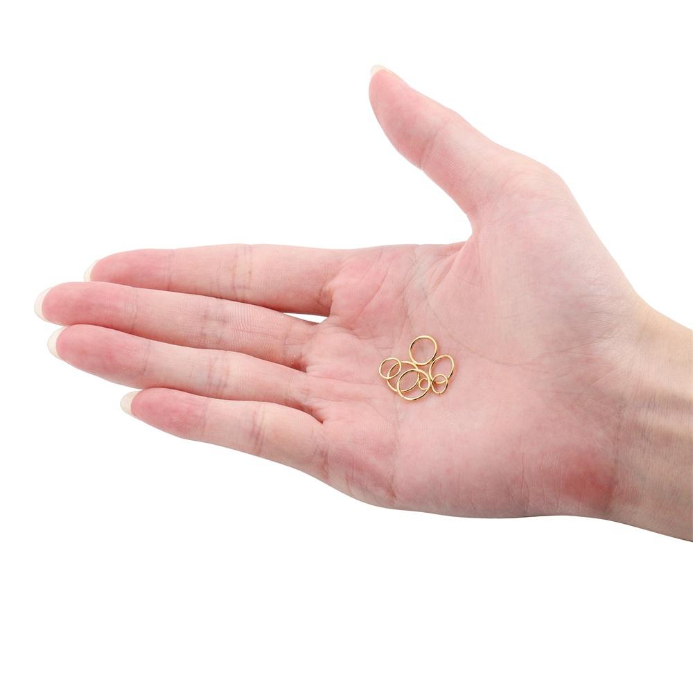 100-200 шт./лот 4, 5, 6, 8, 10 мм, кольца из нержавеющей стали, разъемные кольца, разъемы для DIY, принадлежности для изготовления ювелирных изделий, аксессуары