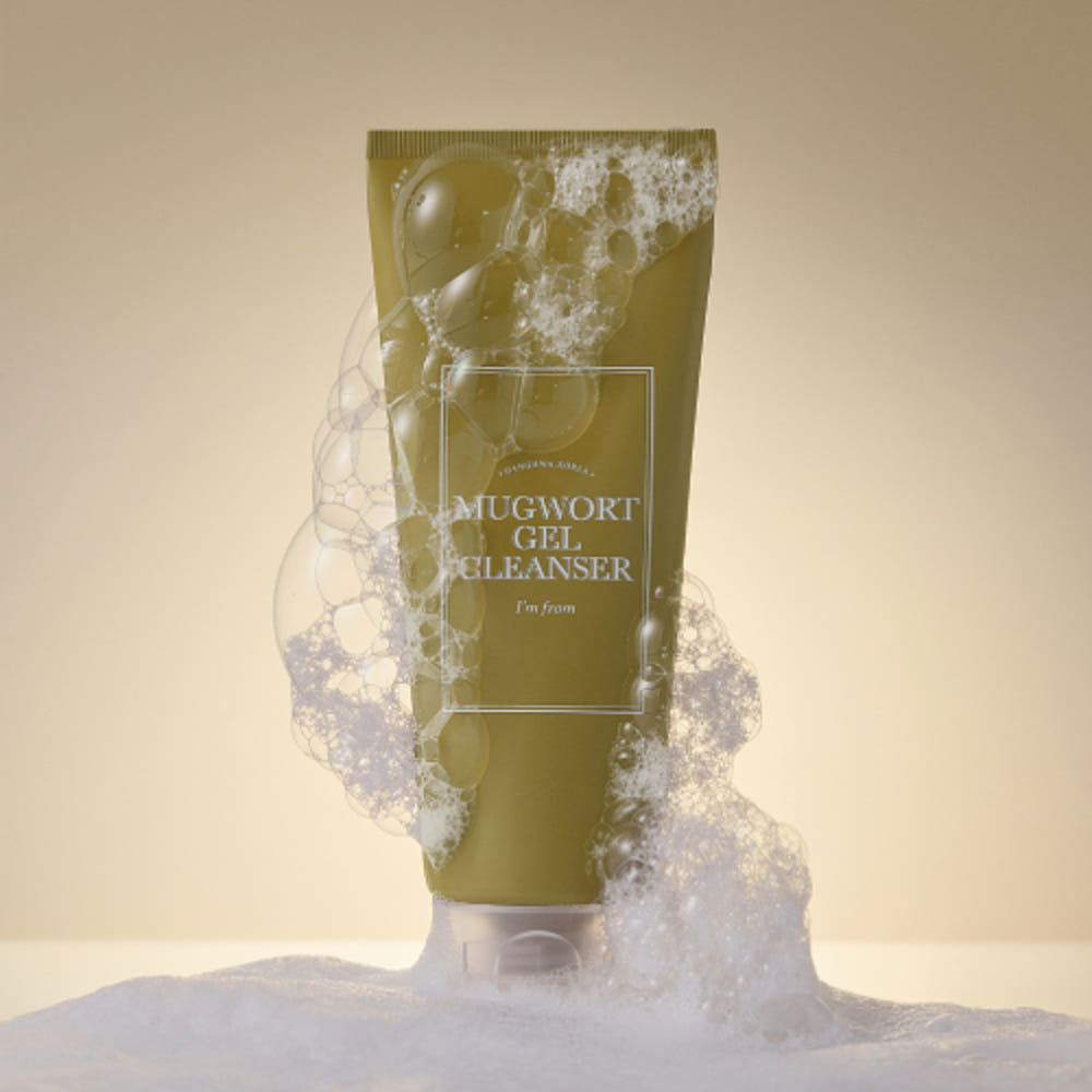 I'M FROM Mugwort Gel Cleanser 150ml Korean Gentle Soothing Facial Cleanser for Sensitive Skin