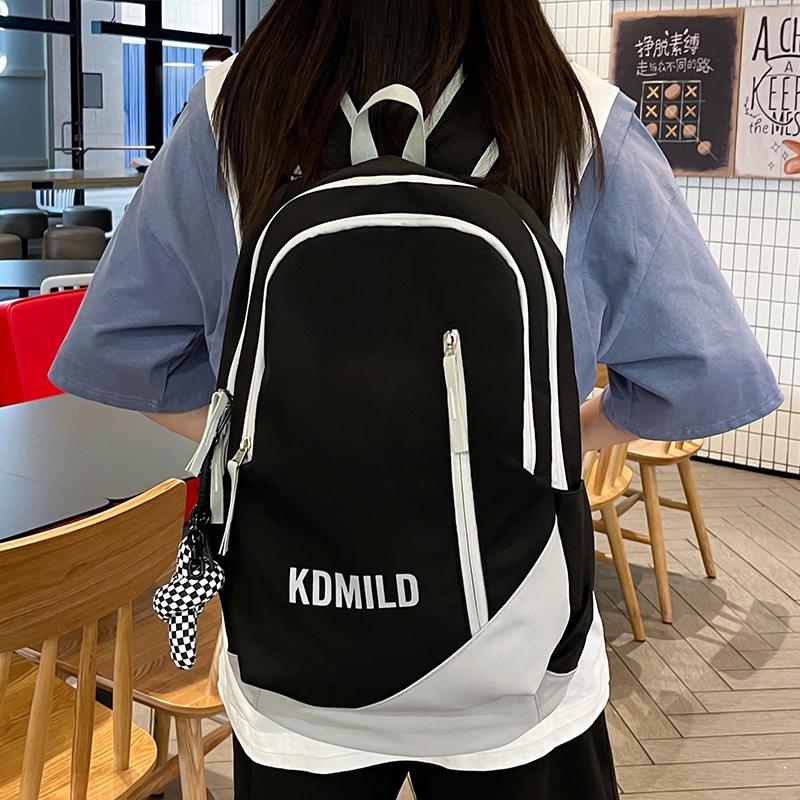 IELGY Сверхлегкий школьный рюкзак, легкий школьный рюкзак большой вместимости, пятицветный вариант (опционально). (без кулона)