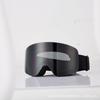 Ski goggles with double layers, anti-fog, anti-wind and sand, compatible with prescription glasses, magnetic dual lenses, UV protection