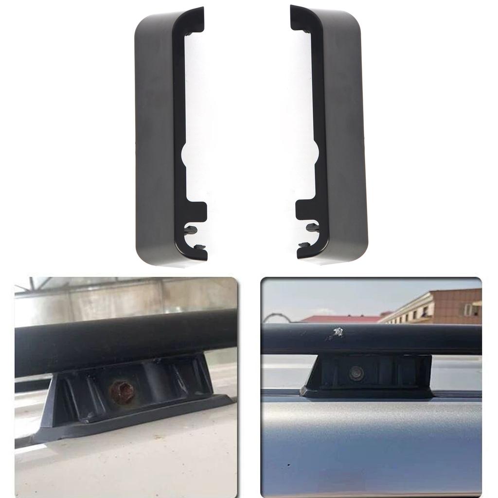 Для Toyota Land Cruiser Prado J120 2003-2009 / J150 2010-2018 Автоаксессуары ABS Рейлинги на крышу Защитная накладка на багажный центр