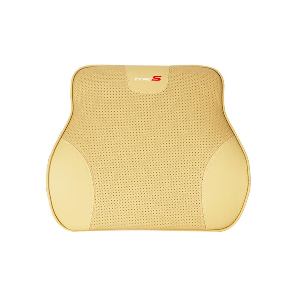 LUP1 Car Seat Back Neck Pillow Waist Support Cushion Pad Headrest For Honda Civic Accord City CRV Jade Fit Odyssey Hybrid Accessories