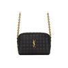 SAINT LAURENT Sheepskin Camera Bag, Shoulder Bag, Crossbody Bag Mini Women's Black 764809-AABVP-1000