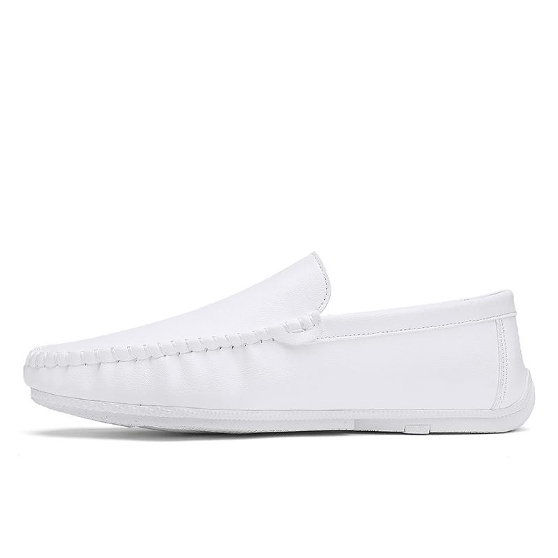 Men Driving Shoes Fashion Leather Casual Shoes Men Loafers Leisure Walk Moccasins Business Male Flats Minimalist Shoes for Men