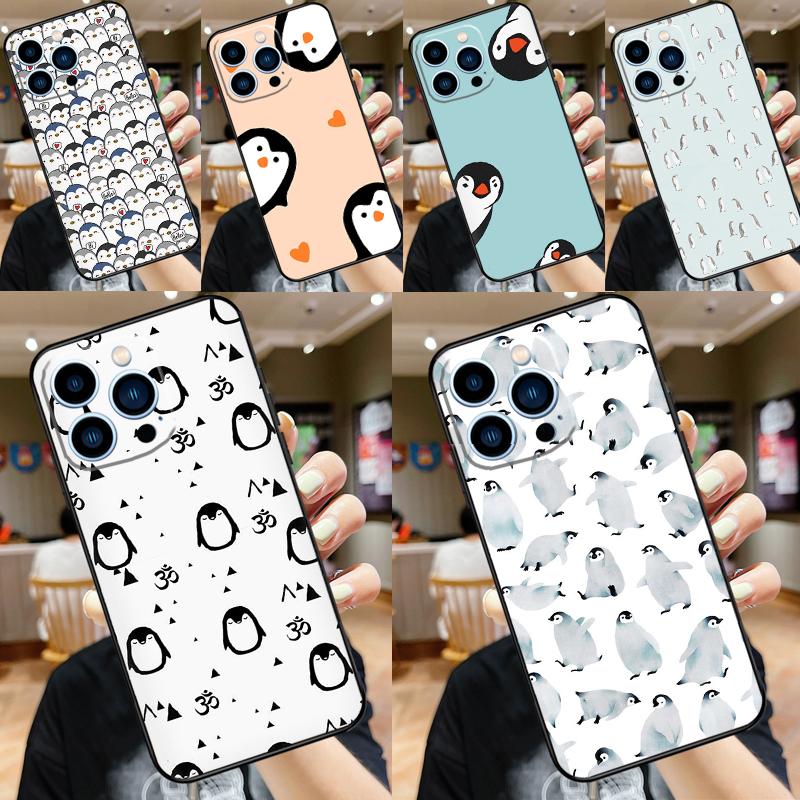 Милый Кавайный Чехол-Пингвин Для Xiaomi 14T 11T 12T 13T 15 Pro 13 14 Ultra Чехол Для POCO F7 F5 F6 X3 X5 X6 X7 Pro