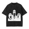 Mushroom Wojaks Soyjaks  T Shirt  Hipster Tshirts Short Sleeve Awesome Tops Beach Casual Round Neck Big Size Tees